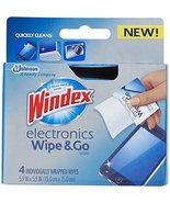 Windex Electronics &#39;Wipe and Go&#39; Wipes, 4CT (Pack of 3) - £11.53 GBP