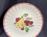 Country Fair Pear 8 1/4” Plate Blue Ridge Southern Potteries 1930s - £5.48 GBP