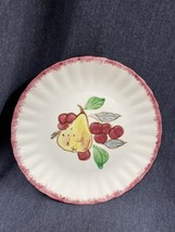 Country Fair Pear 8 1/4” Plate Blue Ridge Southern Potteries 1930s - $6.93