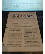 Chevrolet Service News Volume 33 February 1961 #2 Corvair Service Inform... - $129.96 MXN