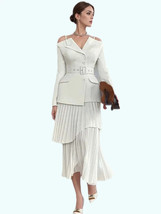 Elegant Blazer Skirt Set - $101.33