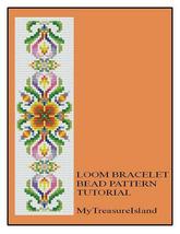 Bead Loom Vintage Motif 2 Multi-Color Bracelet Pattern PDF BP_109 - £3.98 GBP