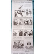 Sanka Coffee Cartoon Magazine Print Article Art Advertisement  1940s - $13.70 CAD