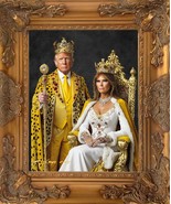 Wall Art of Donald J. Trump The 45/47 President. Golden KINGS - €9.115,22 EUR