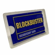 Vintage Original 1990 Blockbuster Video Membership Card Laminated - £18.47 GBP