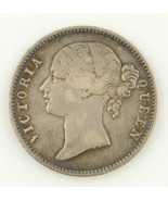 1840 VICTORIA INDIA RUPEE SILVER HIGH GRADE COIN XF INDIAN FOREIGN COIN - $1,936.03 MXN