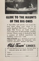 1961 Print Ad Old Town Canoes 2 Fishermen Paddling Old Town,Maine - £6.55 GBP