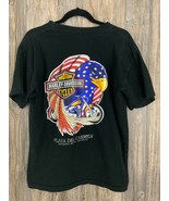 Harley Davidson T-Shirt Men&#39;s Small Black Playa Del Carmen ~Riviera Maya... - £10.44 GBP
