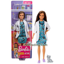 Year 2019 Barbie You Can Be Anything 10 Inch Doll Hispanic Petite PET VET GJL63 - £19.66 GBP