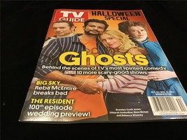 TV Guide Magazine Oct 24-Nov 6, 2022 Ghosts, Big Sky, The Resident - $9.00