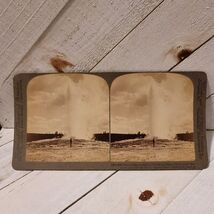Antique Stereoview Card – Old Faithful Geyser Yellowstone Park (Keystone... - €4,25 EUR