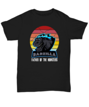 Dad T Shirt Dadzilla Father Of The Monsters Black-U-Tee - £14.18 GBP
