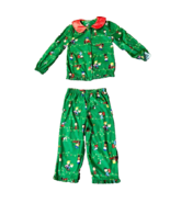 Peanuts Pajama Set Toddler Girls 3T Used Christmas Holiday - $9.89