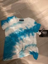 Onque womens blouse blue sequined blouse Size Small S - $15.84