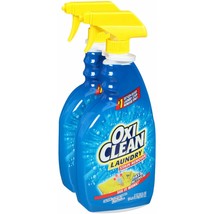 Pack 2 OxiClean Laundry Stain Remover, 31.5 Ounces Spray Soak Deep Clean Lif - £13.61 GBP