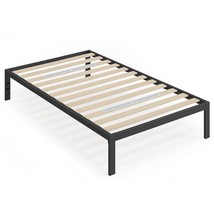 Twin Black Metal Platform Bed Frame with Wood Slats - 350 lbs Weight Capacity - $195.51