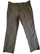 Weatherproof Pants Gray Size 36W X 30L 38x29 Stretch Waist READ Hiking Outdoor - £15.24 GBP