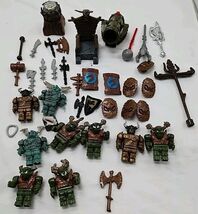 Lot Of (39) Mega Bloks Vorgan Stronghold Dragons Krystal Wars Figures We... - €14,84 EUR