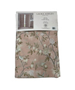 Laura Ashley Drapes Eglantine Rose Pink Mauve Floral Pole Top Panel Pair... - $74.44