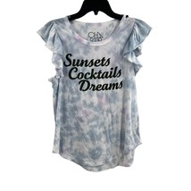 Chaser Tie Dye Sunset Cocktails Dreams Tee Medium New - £18.59 GBP