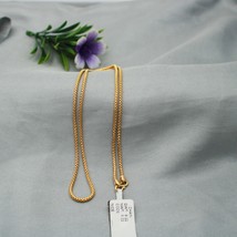 22k Yellow Gold Pure Gold Necklace Chain Handmade Chain Jewelry, Box Style Chain - £1,158.79 GBP