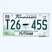 2017 United States Tennessee Putnam County Passenger License Plate T26 45S - €9,25 EUR