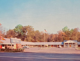 Falmouth Virginia Town &amp; Country Motel Postcard Used 1960s - $3.95