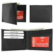 1 Pc Mens Rfid Blocking Leather Wallet Money Clip Credit Card Slots Bifo... - $22.99