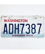  United States Washington Evergreen Passenger License Plate ADH7387 - $286.31 MXN