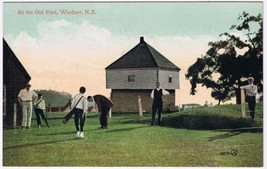 Postcard At The Old Fort Windsor Nova Scotia - £6.08 GBP