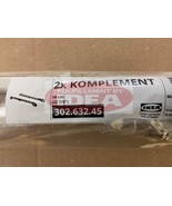 Brand New IKEA KOMPLEMENT Pull-out rail for Baskets in White 22 7/8 &quot; - £11.62 GBP