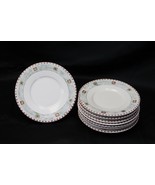 Gibson Snowman Christmas Saucer Plates 6-1/2&quot; Lot of 8 Xmas - $215.47 MXN