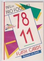 M) 1991 Pacific Football Trading Flash Card Duval Love #32 - £1.57 GBP
