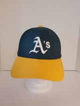 Oakland A&#39;s Baseball Cap New Era 39Thirty Genuine Merchandise Small/Med - £13.74 GBP