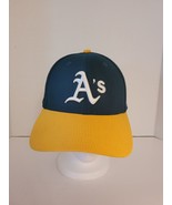 Oakland A's Baseball Cap New Era 39Thirty Genuine Merchandise Small/Med - $17.48
