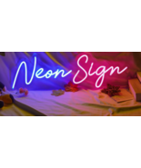 Neon Sign Led DIY Design your LOGO Neon Sign Choose color Choose font design  - $60.00 - $260.00