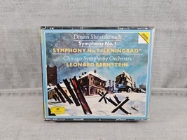 Shostakovich: Symphonies 1 and 7 (CD, 1989, DG) Bernstein 427 632-2 - £9.10 GBP