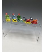 Vintage Barclay Metal Sledding Lot Of 10 Pcs 1940’s Lead Figurines C2 - $70.34 CAD