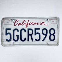  United States California Lipstick Passenger License Plate 5GCR598 - €7,06 EUR