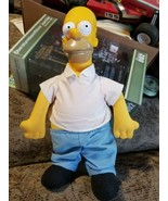 Simpson&#39;s Homer &amp; Bart Dolls1990 Created by Matt Groening printed on Bart - $13.54 CAD