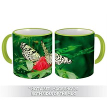 Butterflies : Gift Mug Floral Flowers Female for Secretary Nature Butterfly Mom - £12.74 GBP