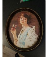 1973 Drink Coca&#39;Cola 1923 Advertisement Lady Metal Serving Tray. 15 x 12 &quot; - $17.64