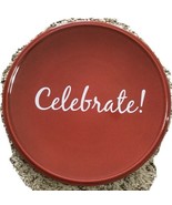 Celebrating Home Red And White Celebrate Cookie Plate / Original Box / C... - $262.60 MXN