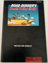 Road Runners Death Valley Rally Instruction Booklet Super Nintendo 1992 - £5.39 GBP