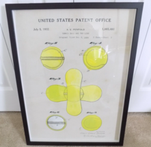 U.S. Patent Office 18 x 24 Tennis Ball And The Like Drawing By A.E. Penfold - £63.46 GBP