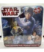 Star Wars Collectors Foil Puzzle 500 Pieces Collectible Tin Sealed 14 x ... - €17,76 EUR