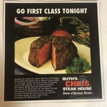 1994 Ruth’s Chris Steakhouse Vintage Print Ad pa31 - $7.91