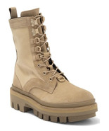 AllSaints Beth Mixed Media Platform Lace Up Combat Boots Eu 40 Womens Sz... - £132.18 GBP