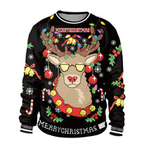 Men Women Christmas Ugly Jumper Sweater Xmas Santa Novelty Pullover Sweatshirt - £21.99 GBP
