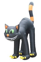20 FOOT Jumbo Party Halloween Inflatable Black Cat Yard Decoration Prop Balloon - £209.59 GBP